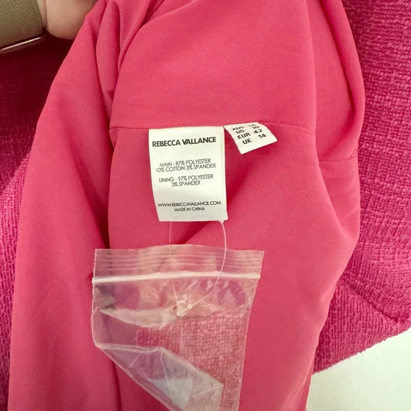 NWT $470 Rebecca Vallance Anita Boucle Mini Dress - Tweed Jackie O Preppy - Picture 5 of 12